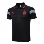 Camiseta Polo del AC Milan 2023-24 Negro