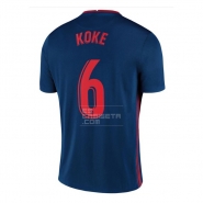 2ª Equipacion Camiseta Atletico Madrid Jugador Koke 20-21