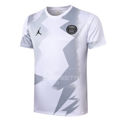 Camiseta de Entrenamiento Paris Saint-Germain Jordan 20/21 Blanco