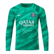 Manga Larga Camiseta Paris Saint-Germain Portero 23-24 Verde