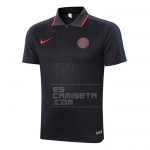 Camiseta Polo del Paris Saint-Germain 20/21 Negro y Gris