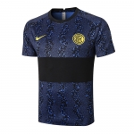 Camiseta de Entrenamiento Inter Milan 20-21 Azul y Negro