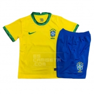 1ª Equipacion Camiseta Brasil Nino 2020
