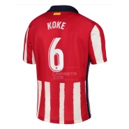 1ª Equipacion Camiseta Atletico Madrid Jugador Koke 20-21