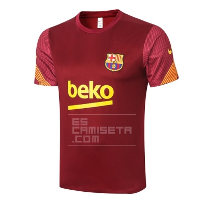 Camiseta de Entrenamiento Barcelona 20/21 Rojo