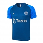 Camiseta de Entrenamiento Manchester United 23-24 Azul